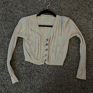 PacSun LA Hearts cropped cardigan + tub top